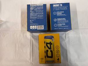 3x 4 Packs C4 Energy Drink 12oz Cans