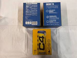 3x 4 Packs C4 Energy Drink 12oz Cans