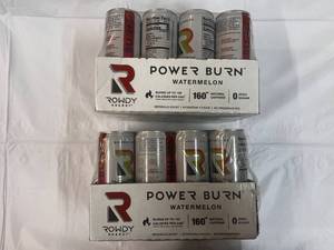 2x 12Pack Rowdy Power Burn-Watermelon