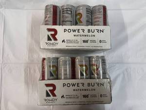 2x 12Pack Rowdy Power Burn-Watermelon