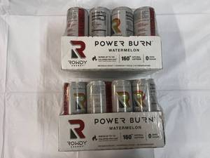 2x 12Pack Rowdy Power Burn-Watermelon