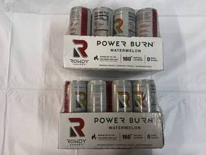2x 12Pack Rowdy Power Burn-Watermelon