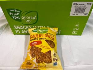 12x 4.5oz Bags Nacho Cauliflower Tortilla Chips