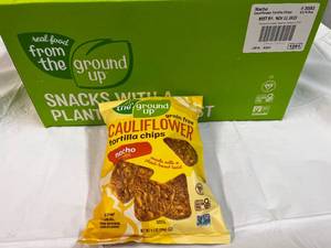 12x 4.5oz Bags Nacho Cauliflower Tortilla Chips