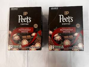 2x 22ct Peets Peppermint Mocha K-cups-82024