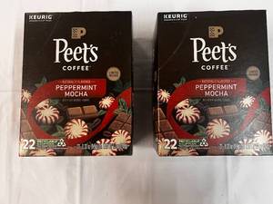 2x 22ct Peets Peppermint Mocha K-cups-82024