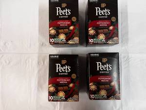 4x 10ct Peets Peppermint Mocha K-cups-82024