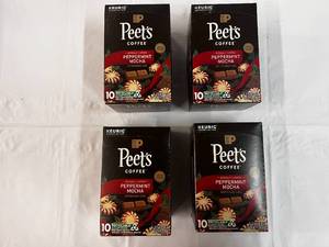 4x 10ct Peets Peppermint Mocha K-cups-82024