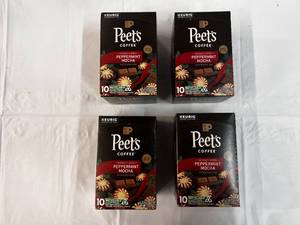 4x 10ct Peets Peppermint Mocha K-cups-82024