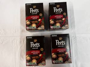 4x 10ct Peets Peppermint Mocha K-cups-82024