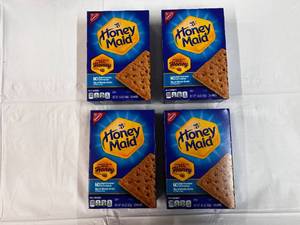 4x 14.4oz Boxes Honey Maid Graham Crackers