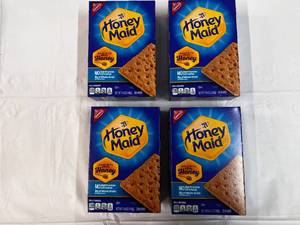 4x 14.4oz Boxes Honey Maid Graham Crackers