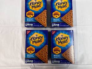 4x 14.4oz Boxes Honey Maid Graham Crackers