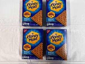 4x 14.4oz Boxes Honey Maid Graham Crackers