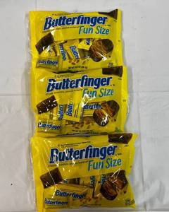 3x 10.2oz Bags Fun Size Butterfinger Candy Bars