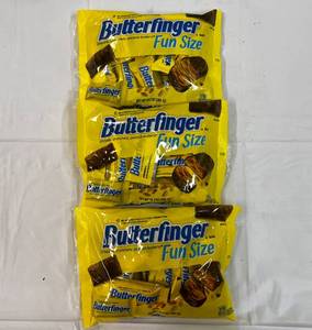 3x 10.2oz Bags Fun Size Butterfinger Candy Bars