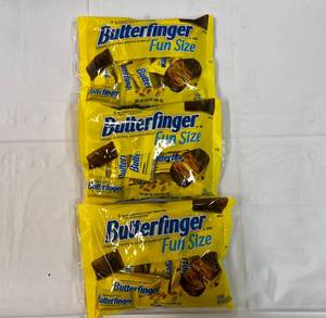 3x 10.2oz Bags Fun Size Butterfinger Candy Bars