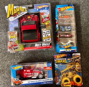 4 Hot Wheel Toys