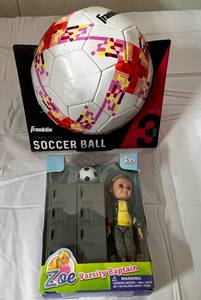 Soccer Ball & Zoe Varsity Captain