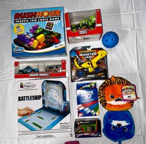 Variety of Toys, Games & Models