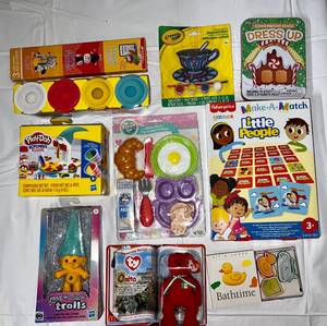 Variety of Toys, Games & Books