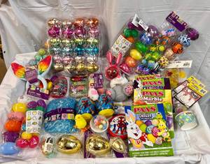 Large Quanity Easter Basket Fillers & Egg Coloring Kits