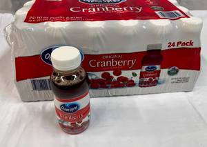24x 10oz Bottles Cranberry Juice
