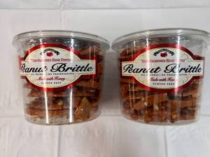 2x 38oz Tubs Olde-Fashoned Hand Dipped Peanut Brittle