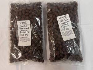 2x 2lb bags Sea Salt  Chocolate Covered Peanuts