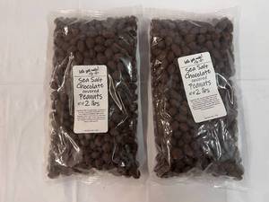 2x 2lb bags Sea Salt  Chocolate Covered Peanuts