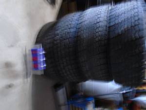 Qty of 4 Cooper LT26570R17 Disciverer RTX tires. 2 have good tread. 2 have fair tread. As shown.