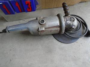 Ingersoll Band 9angle grinder. Tested & works. As shown.