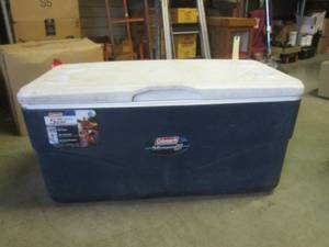 lot 4 image: (A-4) Coleman Extreme 5-Day 120 Quart  190 Can Cooler