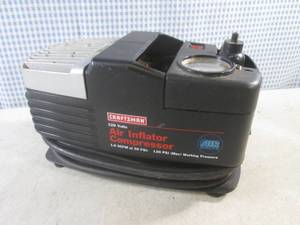lot 17 image: (CS) Craftsman 120 Volts Portable Air Inflator Compressor
