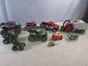 lot 53 image: (EW4) Assorted Toy Trucks  Four Wheelers Etc