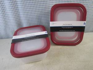lot 93 image: (BS) 2 - 6pc Food Storage Container Sets