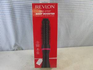 lot 106 image: (H-1) Revlon One-Step Root Booster Round Brush Dryer & Styler