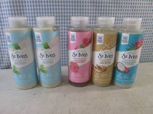 lot 111 image: (BS) 5 Assorted St Ives Body Wash 16oz