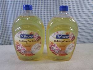lot 116 image: (BS) 2 SoftSoap Holiday Cookie Refill Hand Soap 50oz