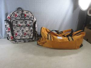 lot 151 image: (EW3) Journeyman Canvas Duffle Bag and Mickey Mouse Backpack