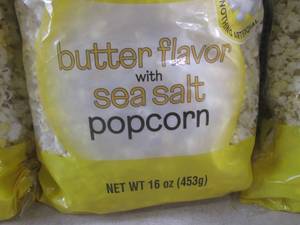lot 181 image: (EC2) 3 - 1 Pound Bags Popcorn Butter Flavor with Sea Salt Past Date