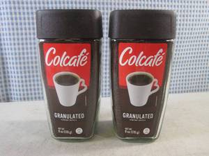 lot 199 image: (B-3) 2 Jars Colcafe Granulated Instant Coffee 6oz Best by April 2024