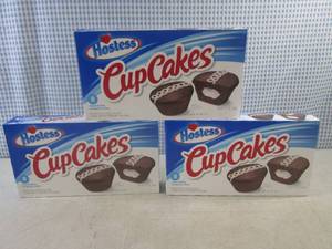 lot 212 image: (B-3) 3 Boxes Hostess Cup Cakes Best by Jan 2024