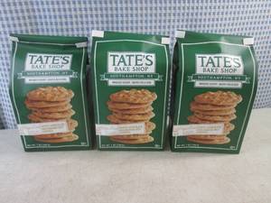 lot 241 image: (B-2) 3 Bags Tates Bake Shop White Chocolate Macadamia Nut Cookies Past Date