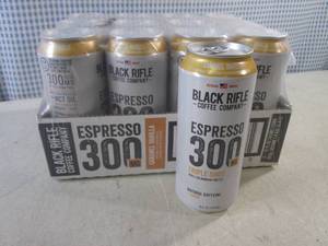 lot 257 image: (B-3) 12 Cans Black Rifle Caramel Vanilla Espresso 300 Coffee Beverage 15oz Cans Best by March 2024