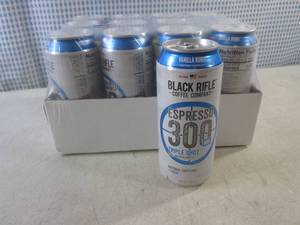 lot 258 image: (B-3) 12 Cans Black Rifle Vanilla Bomb Espresso 300 Coffee Beverage 15oz Cans Best by March 2024
