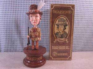 lot 315 image: (FS) Rare Deadwood Calamity Jane (Robin Weigert) Bobble-Headed Doll with Box 9 34 Tall