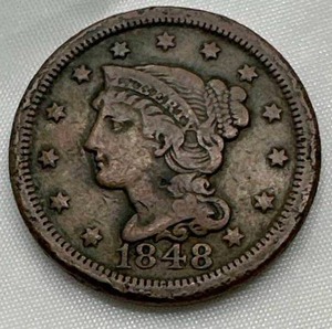 1848 Large Cent Penny