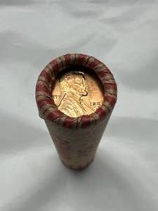Unsearched Roll of Wheat Pennies