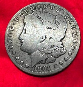 1901 Morgan Silver Dollar